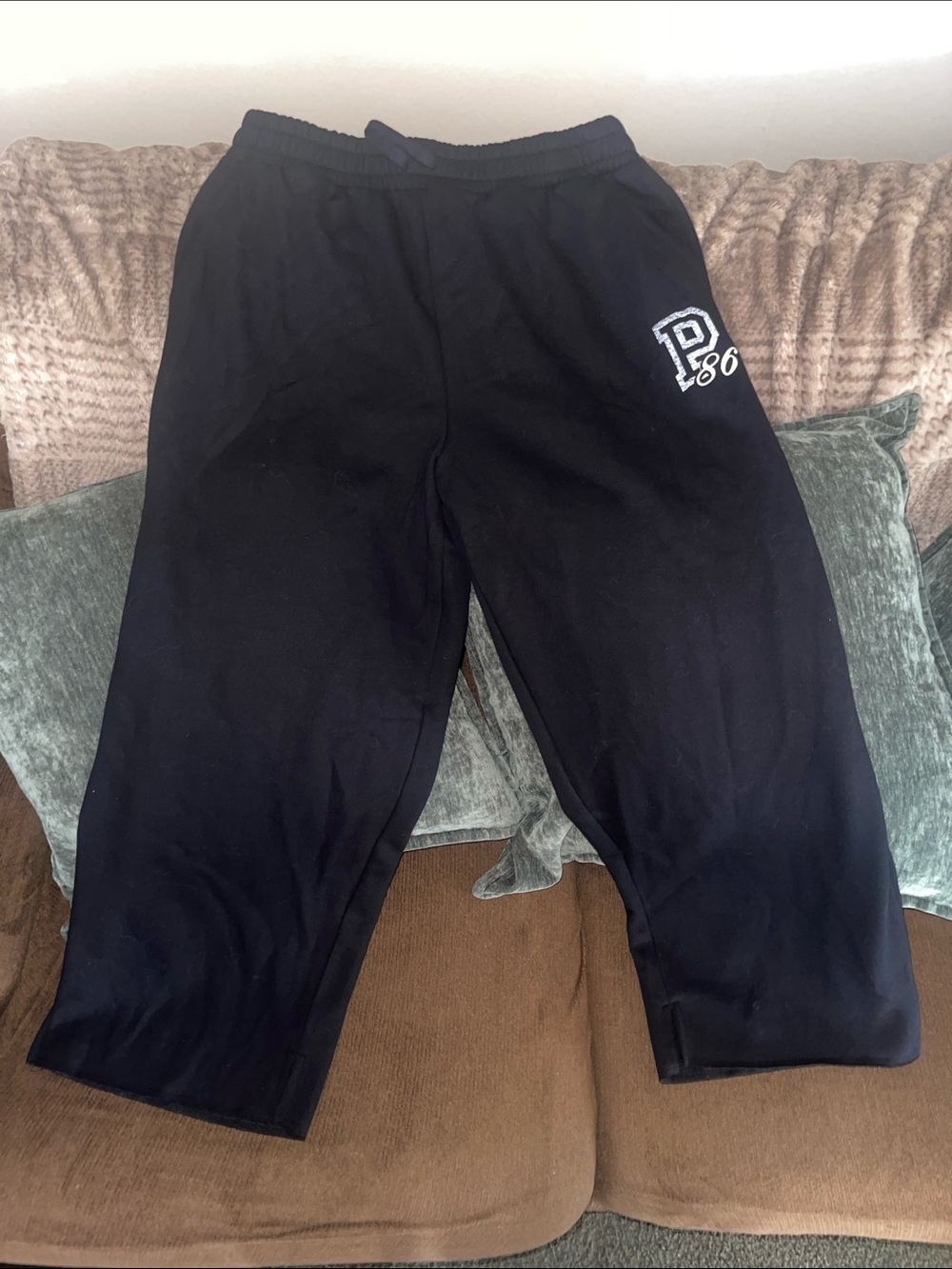 PINK wide leg sweatpants